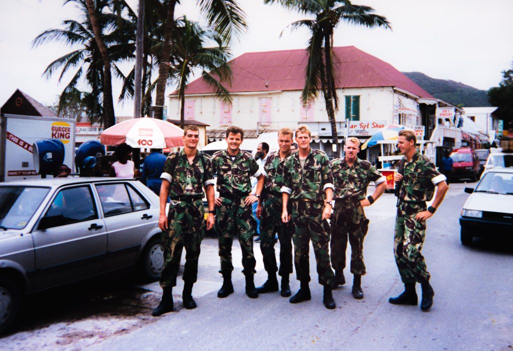 Assistentie door mariniers op St. Maarten